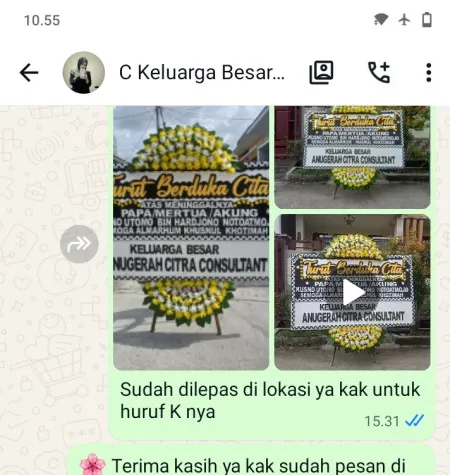 Pengiriman Papan Bunga Duka Karadenan Cibinong